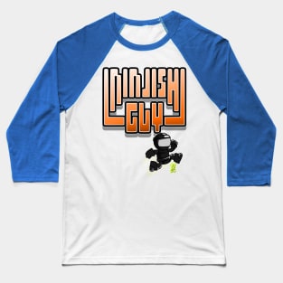 Ninjish Guy in Low Res World Baseball T-Shirt